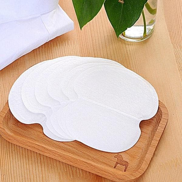 Underarm Sweat Absorbing Pads – Anti-Sweat Disposable Armpit Pads for Odor Control & Clothing Protection (Pack of 10 Pcs)